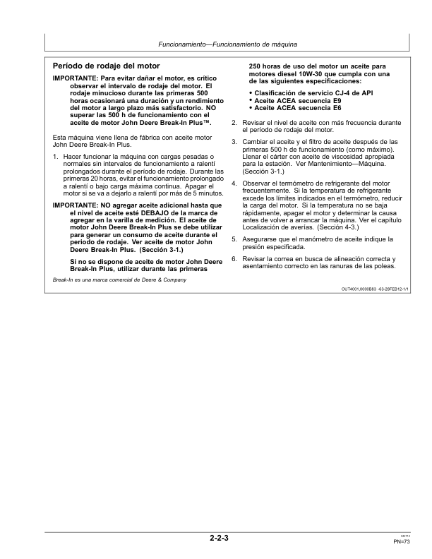 John Deere 310K EP Backhoe Loader Operators Manual OMT305726-D2 ES - Image 25
