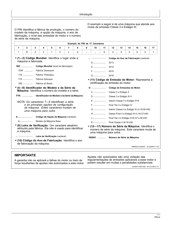 John Deere 310L Backhoe Loader Operators Manual OMT390394X54-K0 PT - Image 5