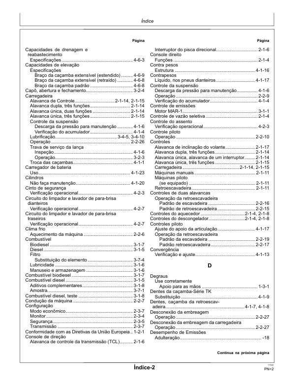 John Deere 310L Backhoe Loader Operators Manual OMT390394X54-K0 PT - Image 17