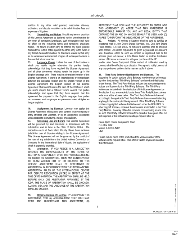 John Deere 310L Backhoe Loader Operators Manual OMT390394X54-K0 PT - Image 8