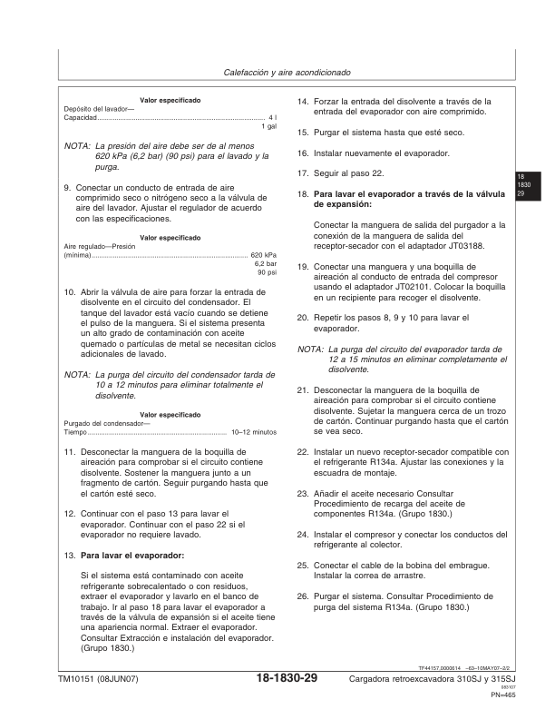 John Deere 310SJ 315SJ Backhoe Loader Service Manual 08JUN07 ES - Image 8