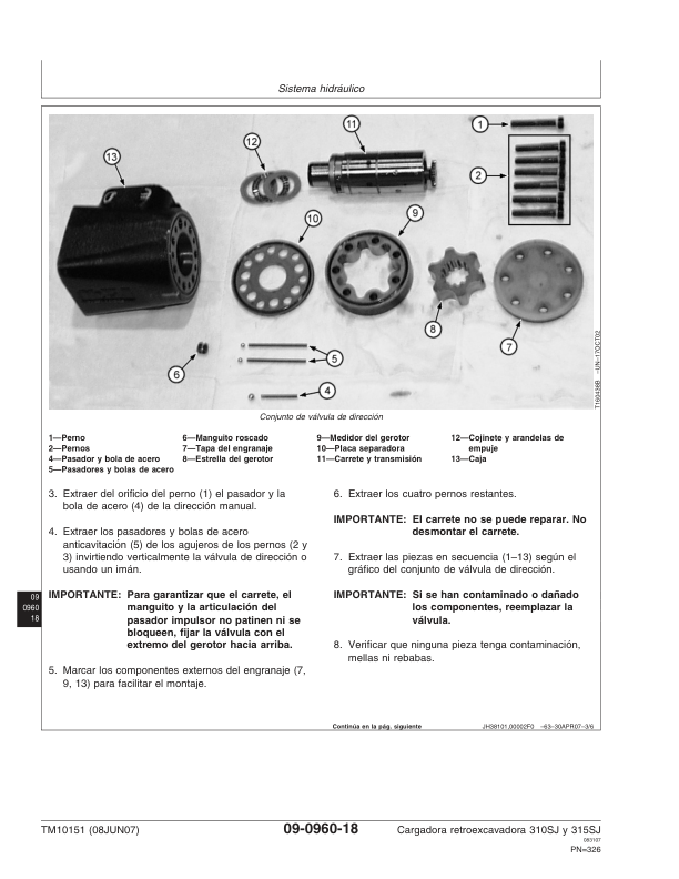 John Deere 310SJ 315SJ Backhoe Loader Service Manual 08JUN07 ES - Image 6