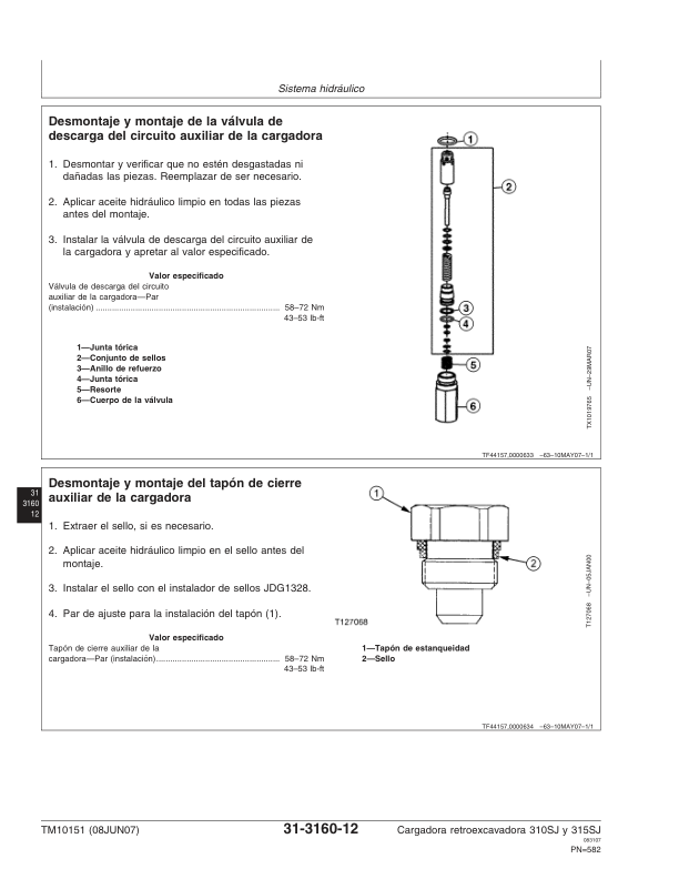 John Deere 310SJ 315SJ Backhoe Loader Service Manual 08JUN07 ES - Image 11