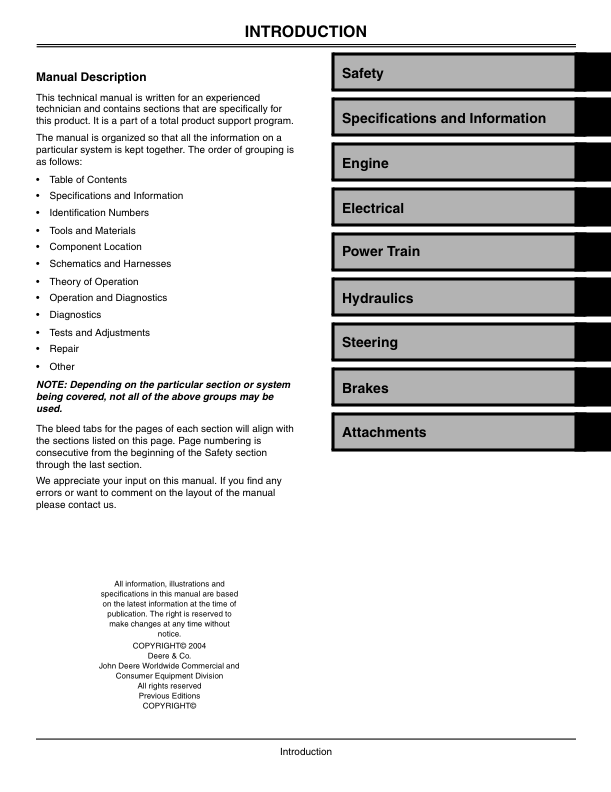 John Deere 3225C 3235C 3245C Mower Technical Service Manual TM2105 - Image 3