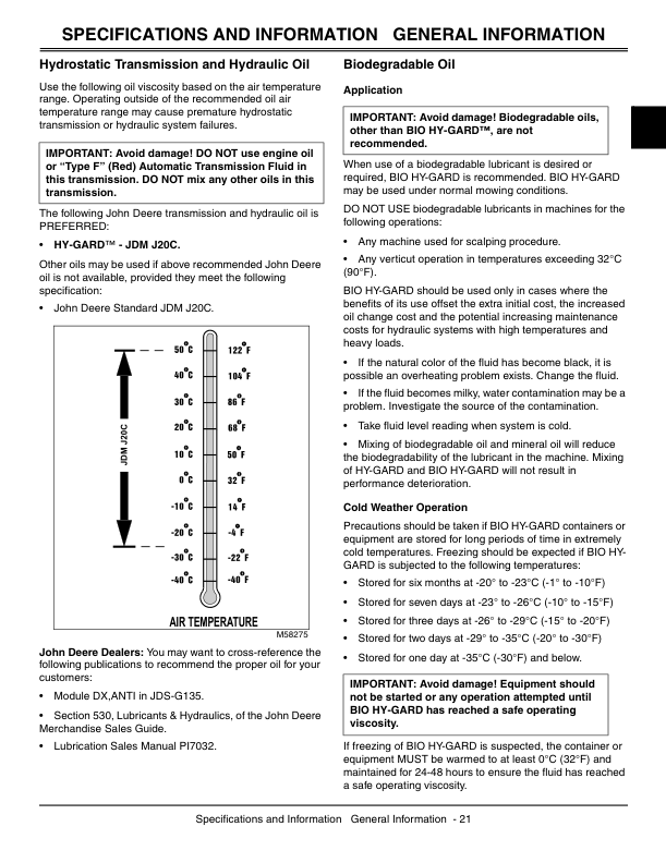 John Deere 3225C 3235C 3245C Mower Technical Service Manual TM2105 - Image 4