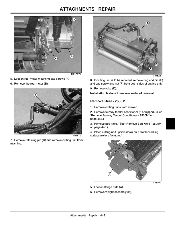John Deere 3225C 3235C 3245C Mower Technical Service Manual TM2105 - Image 10
