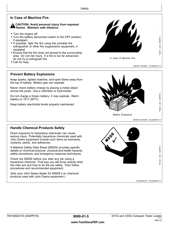 John Deere 331G 333G Compact Track Loader Operation and Test Service Manual TM14062X19 - Image 10