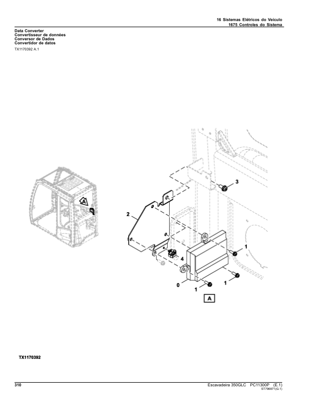 John Deere 350GLC Excavator Parts Catalog PC11300P-17 PT - Image 8
