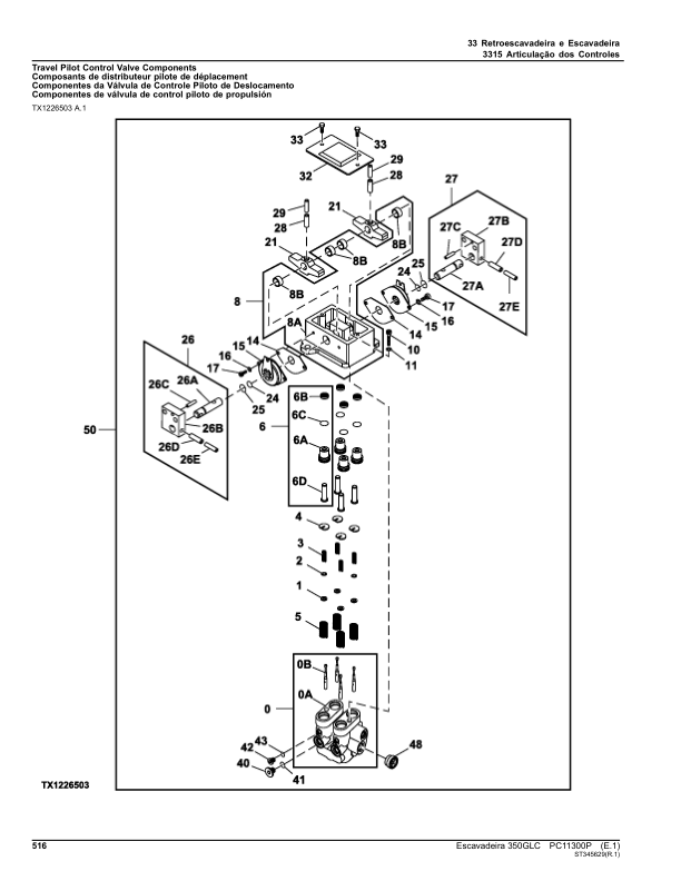 John Deere 350GLC Excavator Parts Catalog PC11300P-17 PT - Image 10