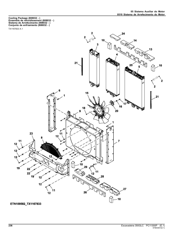 John Deere 350GLC Excavator Parts Catalog PC11300P-17 PT - Image 6