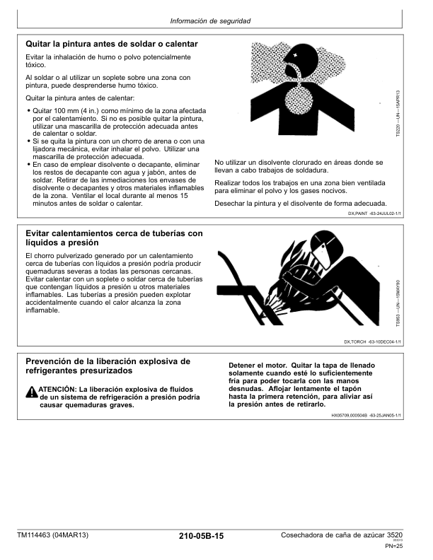 John Deere 3520 Sugarcane Harvester Diagnostic and Test Service Manual TM114463-13 ES - Image 11