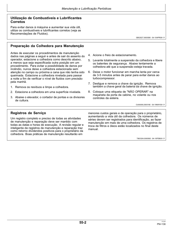 John Deere 3520 Sugarcane Harvester Operators Manual OMNW00272-G9 PT - Image 11