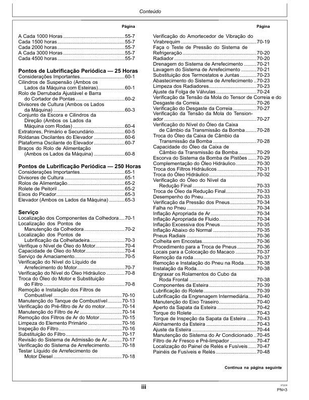 John Deere 3520 Sugarcane Harvester Operators Manual OMNW00272-G9 PT - Image 7