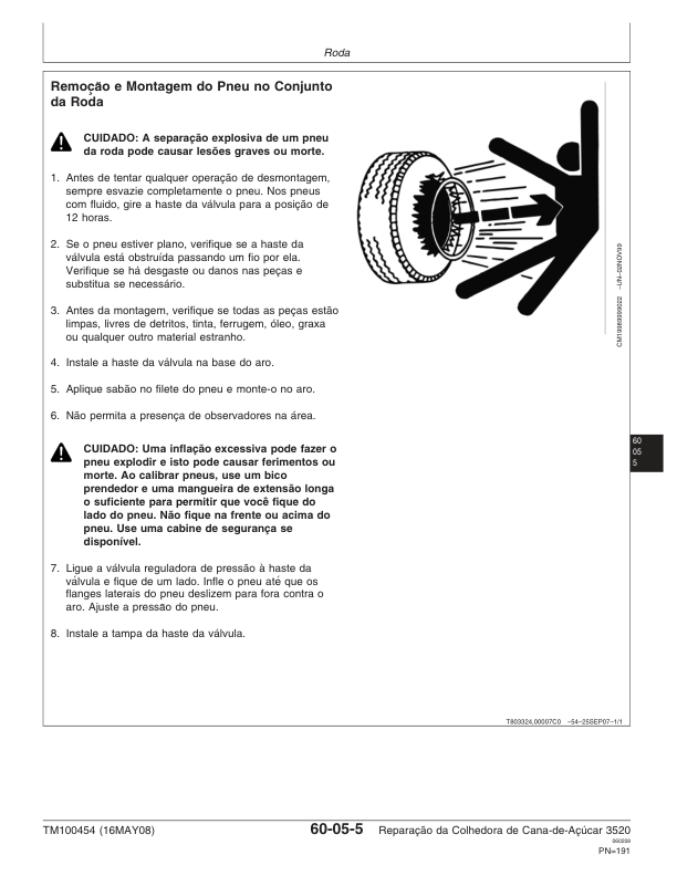 John Deere 3520 Sugarcane Harvester Repair Manual TM100454 PT - Image 10