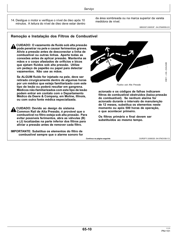 John Deere 3522 Sugarcane Harvester Operators Manual OMNW00275-L8 PT - Image 10