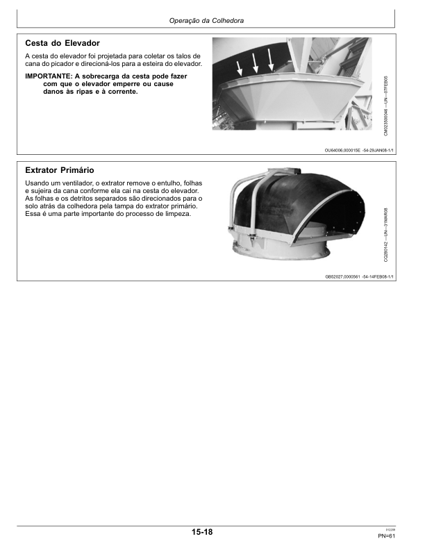 John Deere 3522 Sugarcane Harvester Operators Manual OMNW00275-L8 PT - Image 15