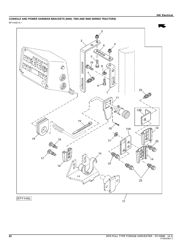 John Deere 3975 Pull Type Forage Harvester Parts Catalog PC10889 - Image 16