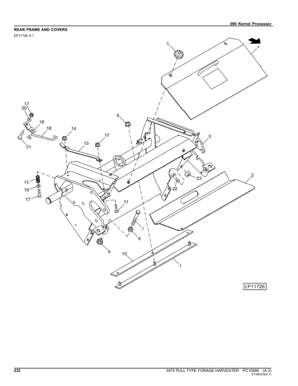 John Deere 3975 Pull Type Forage Harvester Parts Catalog PC10889 - Image 12