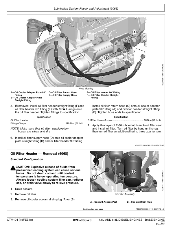 John Deere 4.5 L 6.8 L Base Engine Service Manual CTM104 - Image 20