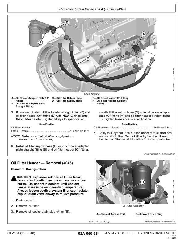 John Deere 4.5 L 6.8 L Base Engine Service Manual CTM104 - Image 17