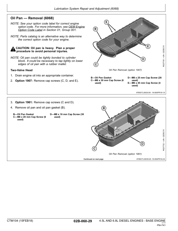 John Deere 4.5 L 6.8 L Base Engine Service Manual CTM104 - Image 21