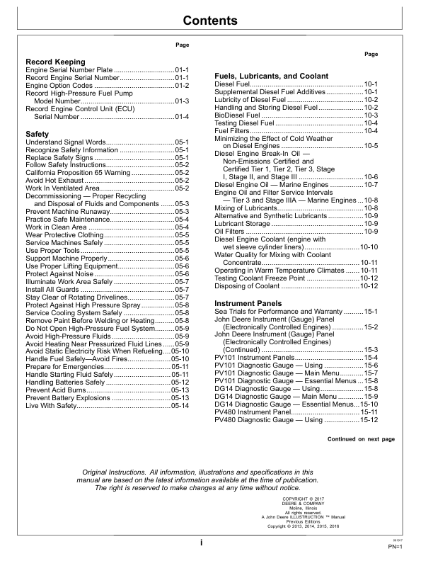 John Deere 4.5 L 6.8 L Tier 3 Stage III A Platform Engine Operators Manual OMRG39400 - Image 15