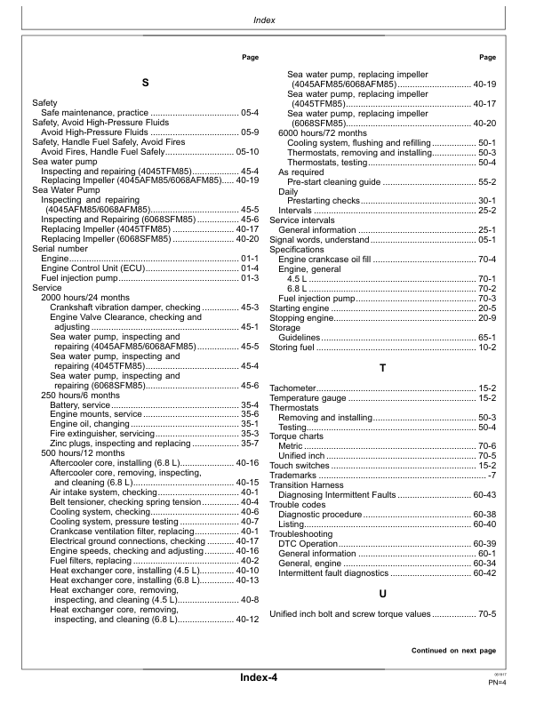 John Deere 4.5 L 6.8 L Tier 3 Stage III A Platform Engine Operators Manual OMRG39400 - Image 19