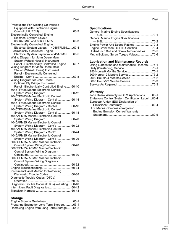 John Deere 4.5 L 6.8 L Tier 3 Stage III A Platform Engine Operators Manual OMRG39400 - Image 4