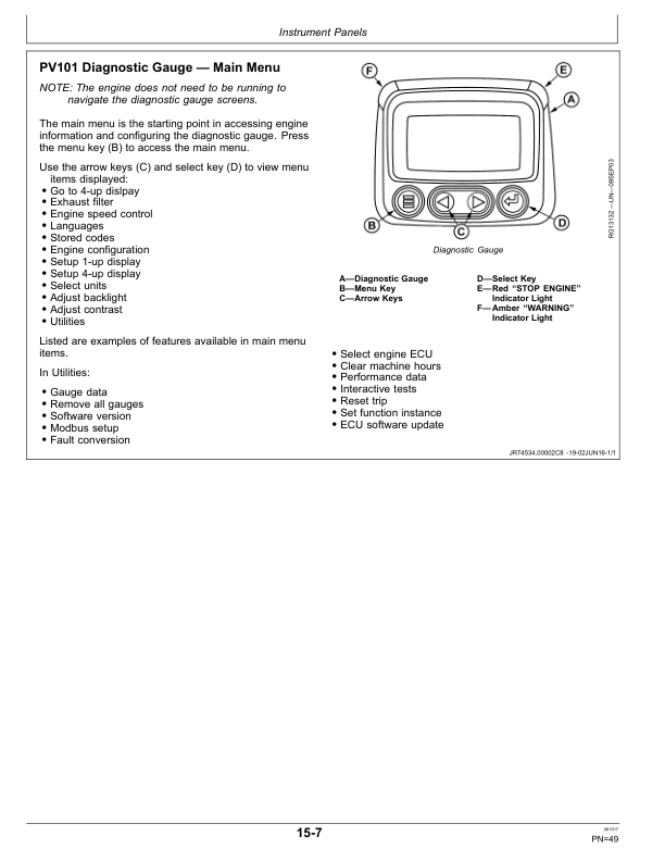 John Deere 4.5 L 6.8 L Tier 3 Stage III A Platform Engine Operators Manual OMRG39400 - Image 20