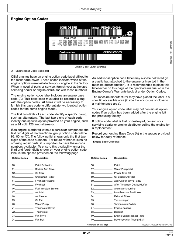 John Deere 4.5 L 6.8 L Tier 3 Stage III A Platform Engine Operators Manual OMRG39400 - Image 6