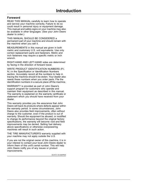 John Deere 4044M 4044R 4052M 4052R 4066M 4066R 4052M 4066M Tractor Operators Manual OMTR112287-I0 - Image 3