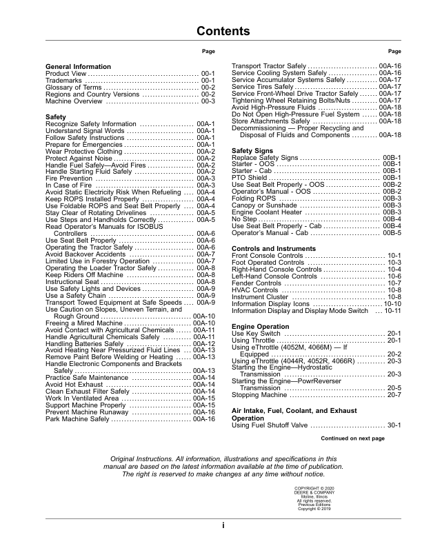 John Deere 4044M 4044R 4052M 4052R 4066M 4066R 4052M 4066M Tractor Operators Manual OMTR112287-I0 - Image 4