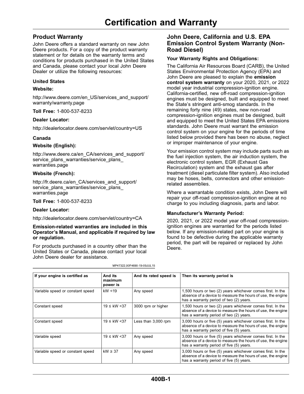 John Deere 4044M 4044R 4052M 4052R 4066M 4066R 4052M 4066M Tractor Operators Manual OMTR112287-I0 - Image 12