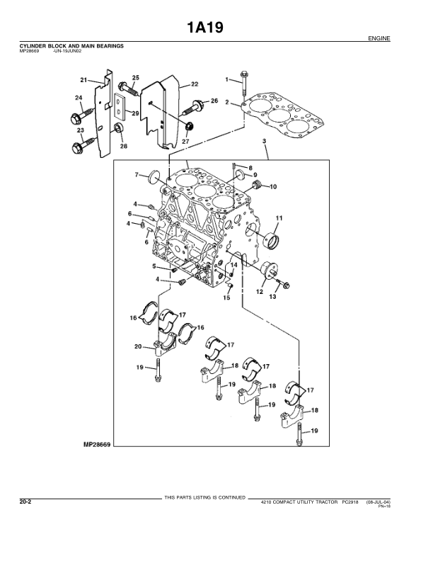 John Deere 4210 Tractor Parts Catalog PC2918 - Image 10
