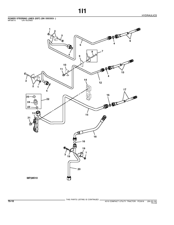 John Deere 4210 Tractor Parts Catalog PC2918 - Image 18