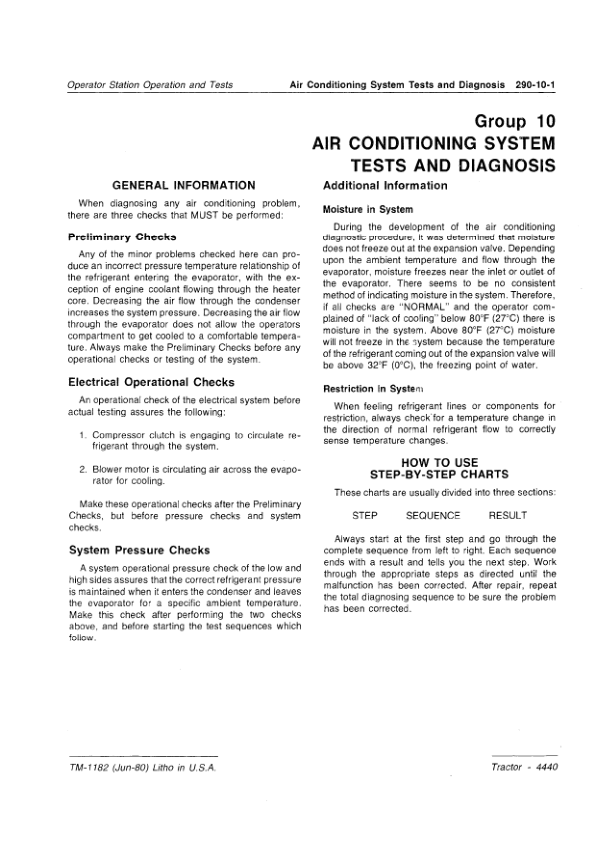 John Deere 4440 Tractor Service Manual TM1182 - Image 11
