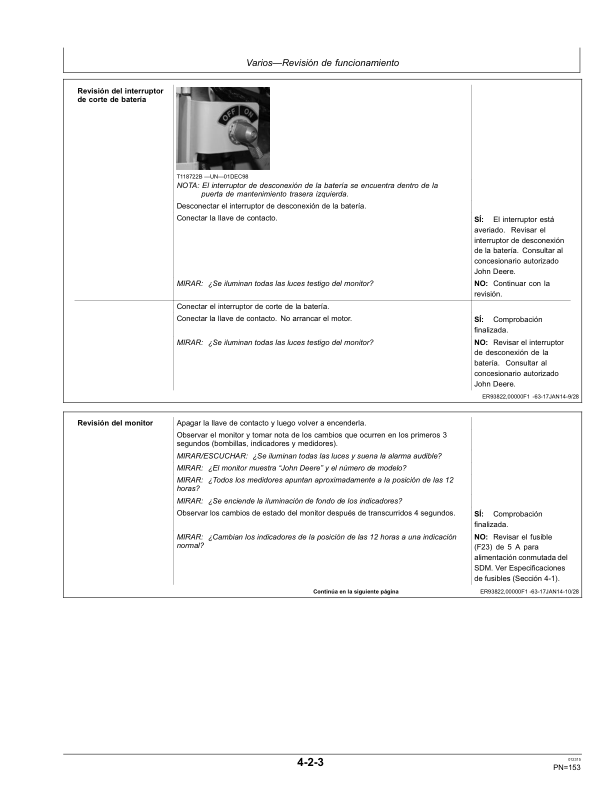 John Deere 450J 550J 650J Bulldozer Operators Manual OMT227286-A5 ES - Image 10
