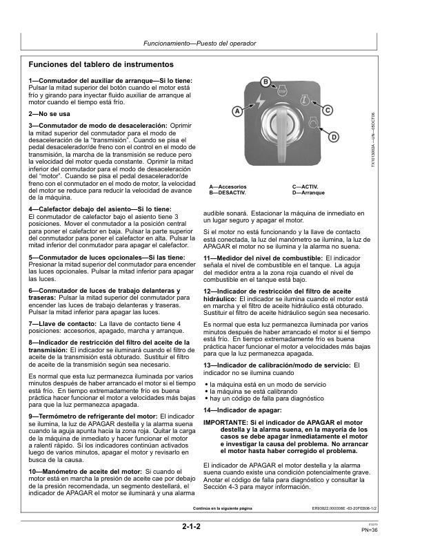 John Deere 450J 550J 650J Bulldozer Operators Manual OMT227286-A5 ES - Image 14