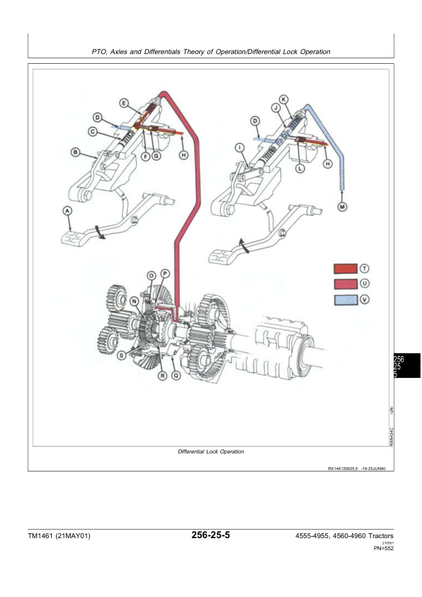 John Deere 4555 4755 4955 4560 4760 4960 Tractor Operation and Test Service Manual TM1461 - Image 9