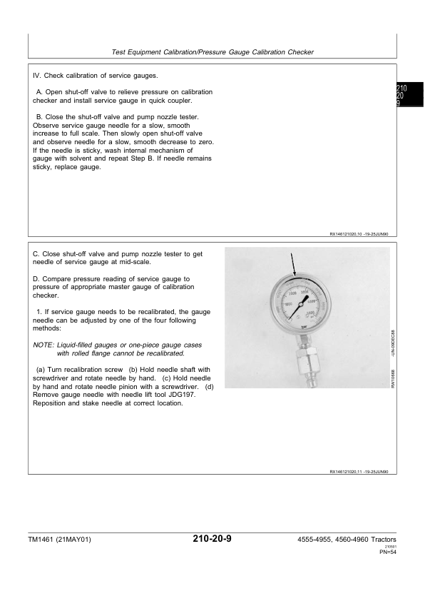 John Deere 4555 4755 4955 4560 4760 4960 Tractor Operation and Test Service Manual TM1461 - Image 10
