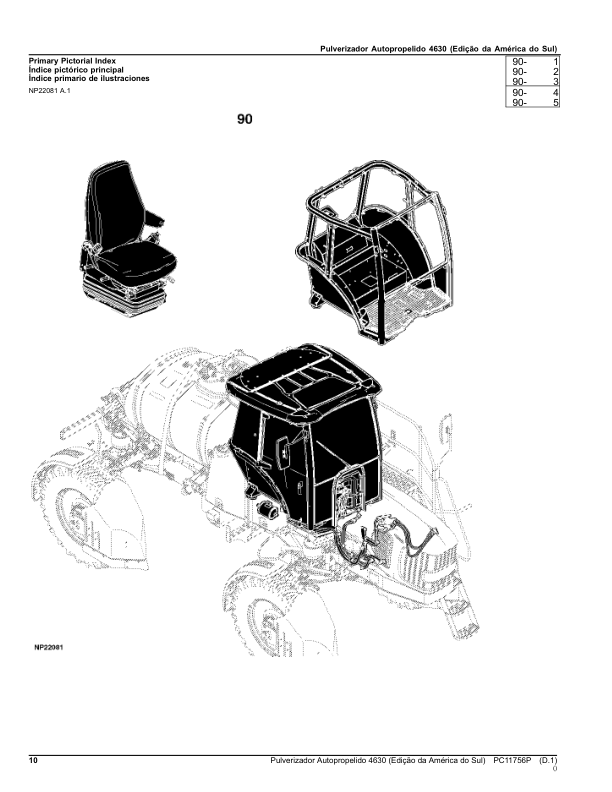 John Deere 4630 Sprayer Parts Catalog PC11756P-12 PT - Image 3