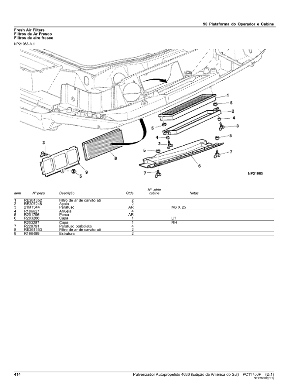 John Deere 4630 Sprayer Parts Catalog PC11756P-12 PT - Image 22