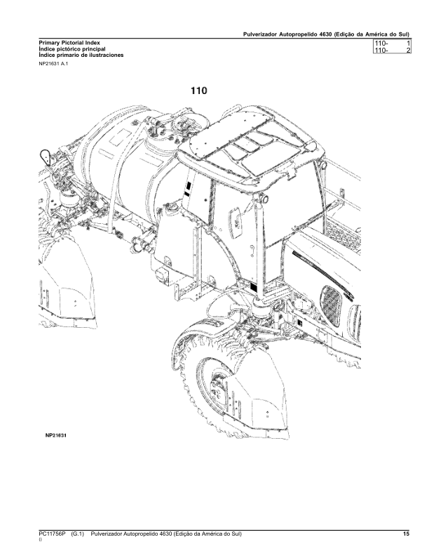 John Deere 4630 Sprayer Parts Catalog PC11756P-15 PT - Image 8