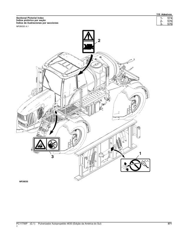 John Deere 4630 Sprayer Parts Catalog PC11756P-15 PT - Image 24