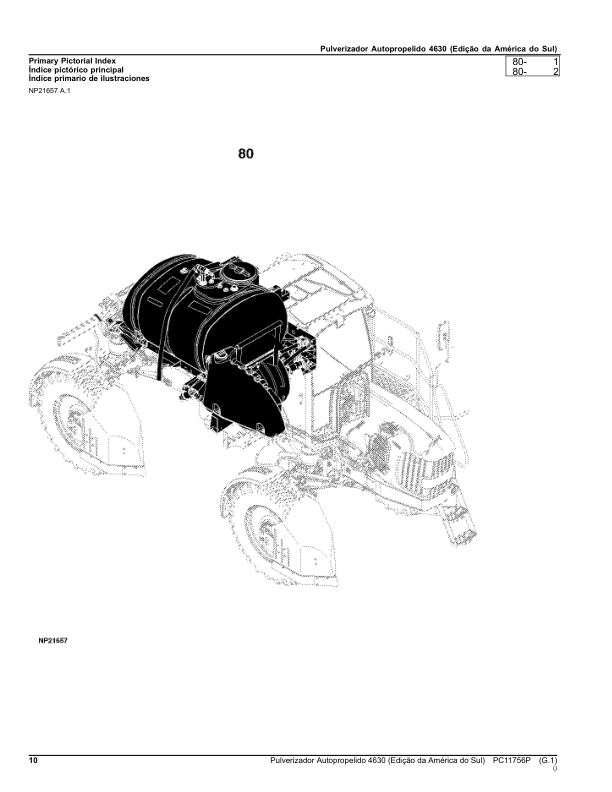 John Deere 4630 Sprayer Parts Catalog PC11756P-15 PT - Image 3