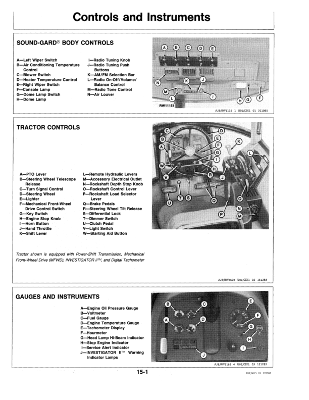 John Deere 4650 4850 Tractor Operators Manual OMRW16854-G8 - Image 8