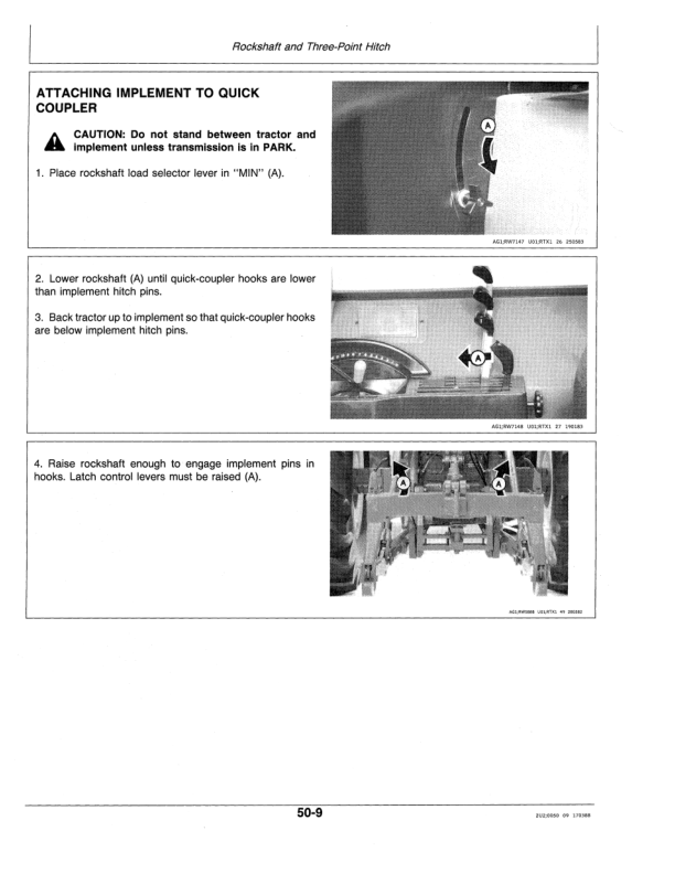 John Deere 4650 4850 Tractor Operators Manual OMRW16854-G8 - Image 11