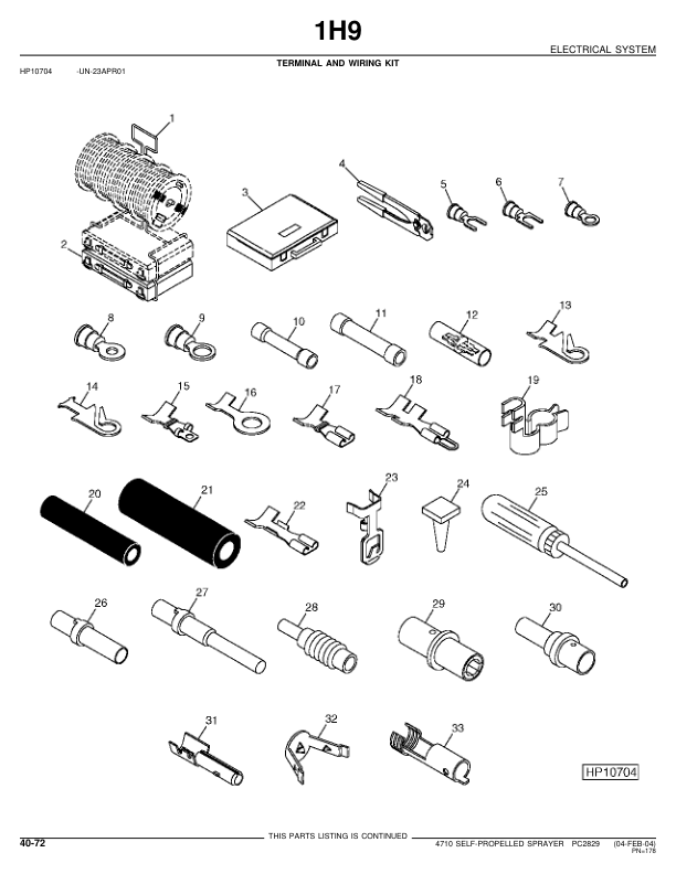 John Deere 4710 Sprayer Parts Catalog 2000- PC2829 - Image 6