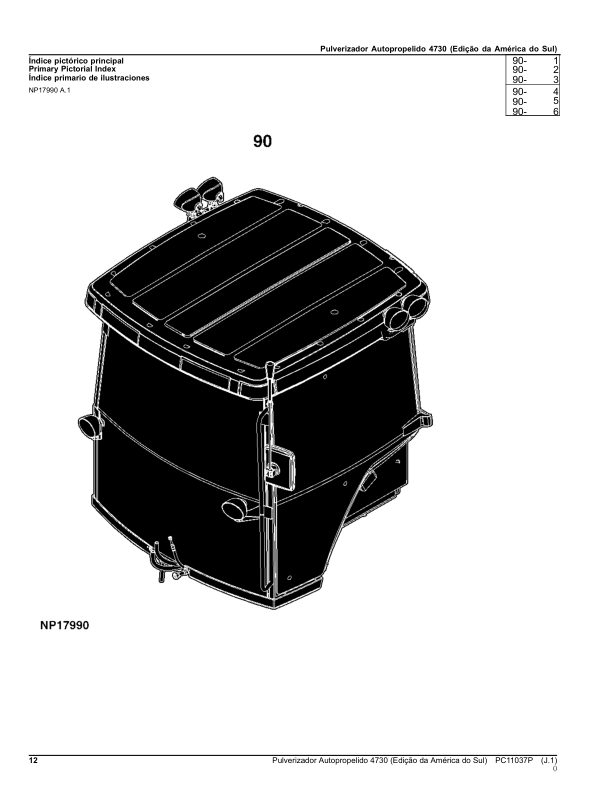 John Deere 4730 Sprayer Parts Catalog PC11037P-16 PT - Image 5