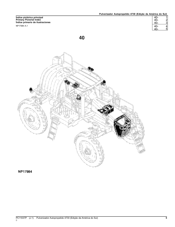 John Deere 4730 Sprayer Parts Catalog PC11037P-16 PT - Image 16